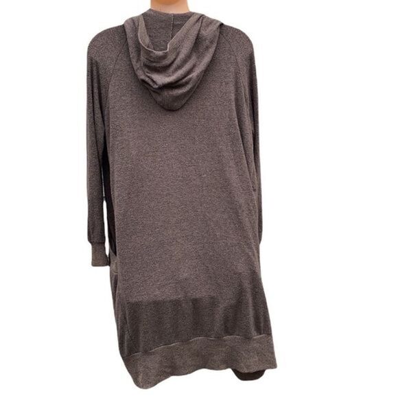 Silence & Noise Long Hooded Cardigan XS Anthro - Picture 2 of 3